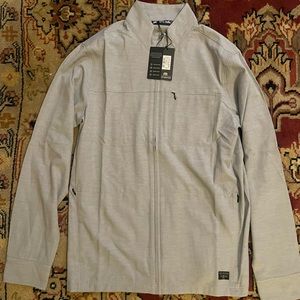 Travis Matthew Playa Hermosa Heather Sleet Full Zip Jacket Medium